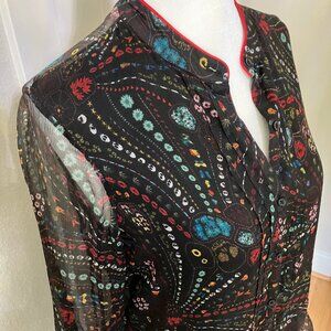 Zadig & Voltaire Ranil Psyche Deluxe Silk dress; size small